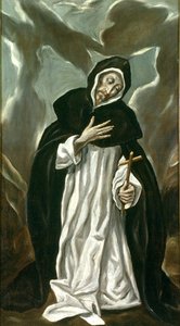 グズマンの聖ドミニク（c.1170-1221） 作： El Greco